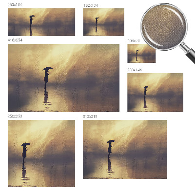 Peel and stick wall mural for kids' room Mysterious scene