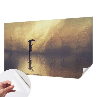 Peel and stick wall mural for kids' room Mysterious scene