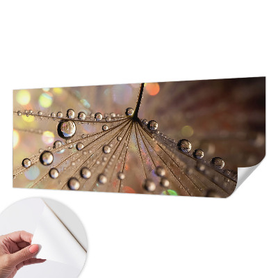 Peel and stick wall mural for living room Pearl drops