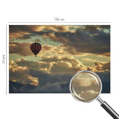 Nursery wall mural Balloon in the clouds