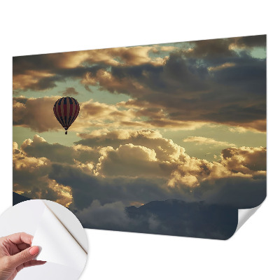 Nursery wall mural Balloon in the clouds