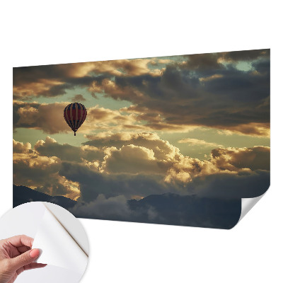 Nursery wall mural Balloon in the clouds