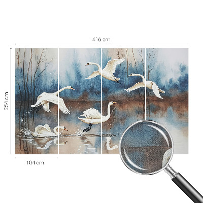 Self-adhesive wall mural Birds in flight