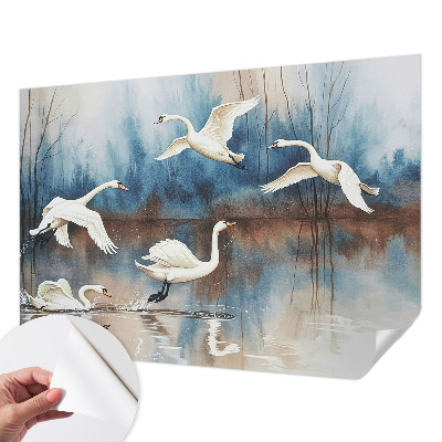 Self-adhesive wall mural Birds in flight