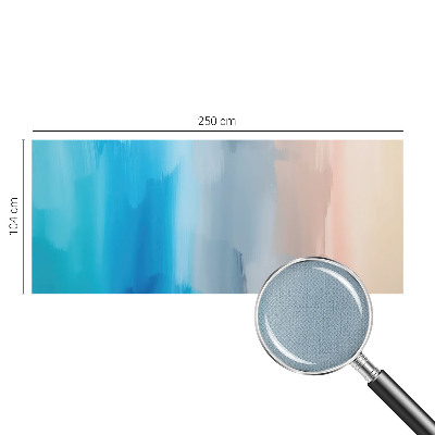 Peel and stick wallpaper mural with a colorful abstract design