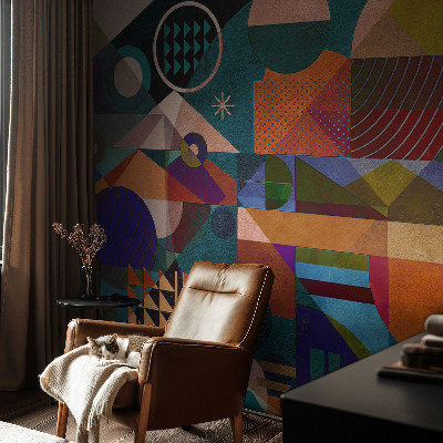 Stick-on wall mural Geometric art