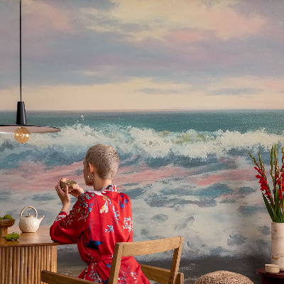 Peel and stick wall mural for bedroom Seascape