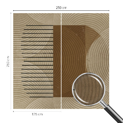 Peel and stick wall mural for kids' room Geometry of harmony