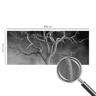 Nursery wall mural Misty tree