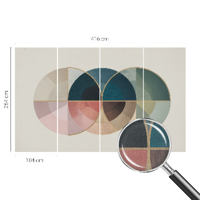 Self-adhesive wall mural Geometric elegance