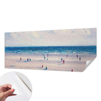 Self-adhesive photo wallpaper with a seascape motif