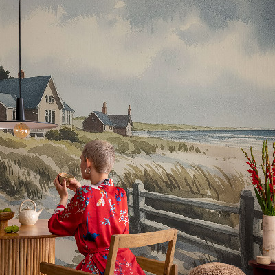 Stick-on wall mural Beach dunes