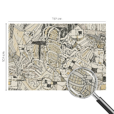 3D photo wallpaper mural Geometric abstraction