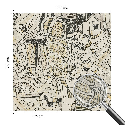 3D photo wallpaper mural Geometric abstraction