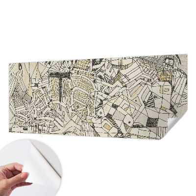 3D photo wallpaper mural Geometric abstraction