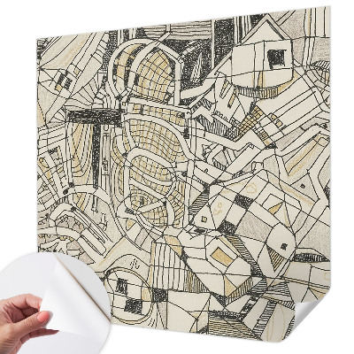 3D photo wallpaper mural Geometric abstraction