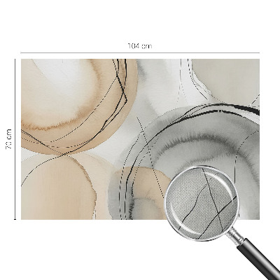 Peel and stick wall mural for kids' room Geometric harmony