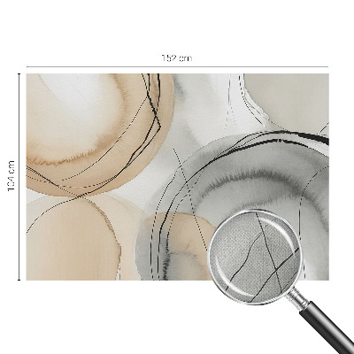 Peel and stick wall mural for kids' room Geometric harmony