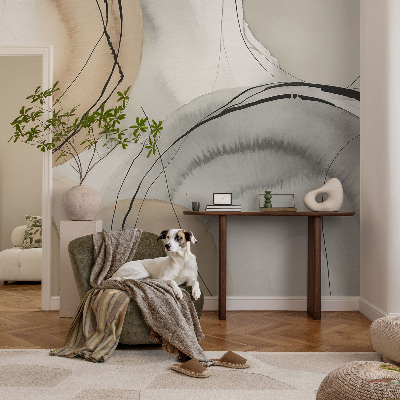 Peel and stick wall mural for kids' room Geometric harmony