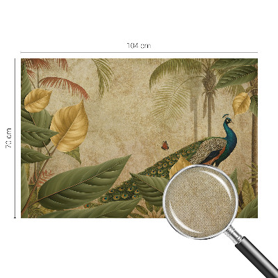 Children's wall mural Exotic bird