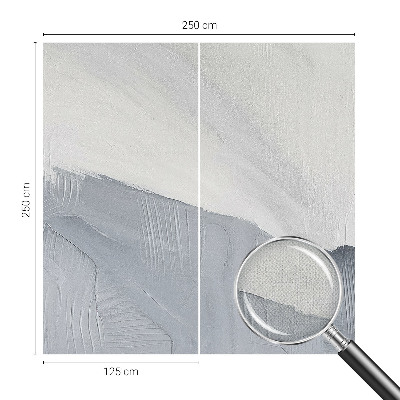 Baby room wall mural with subtle textured pattern