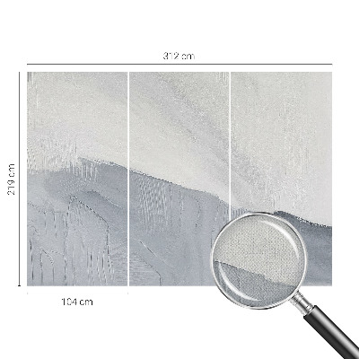 Baby room wall mural with subtle textured pattern