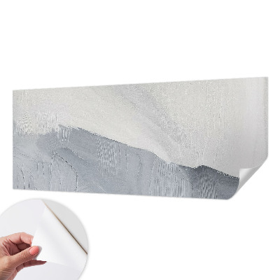 Baby room wall mural with subtle textured pattern