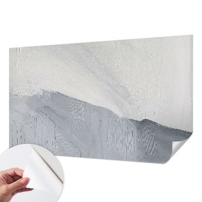 Baby room wall mural Subtle textures