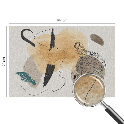 Self-adhesive photo wallpaper with an abstract composition