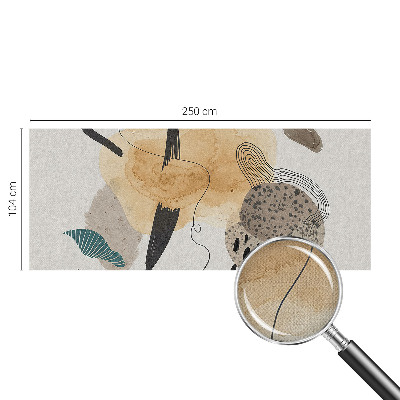 Self-adhesive photo wallpaper with an abstract composition