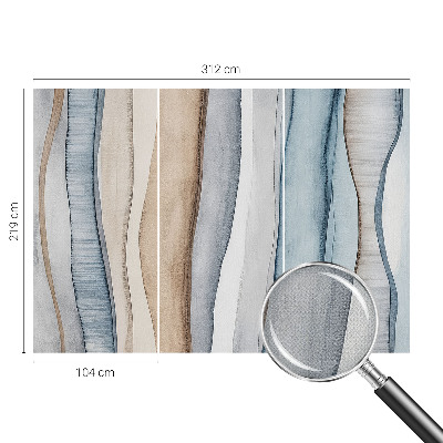 Peel and stick wall mural for living room Abstract stripes