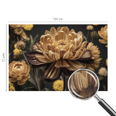 Removable wall mural wallpaper Floral elegance
