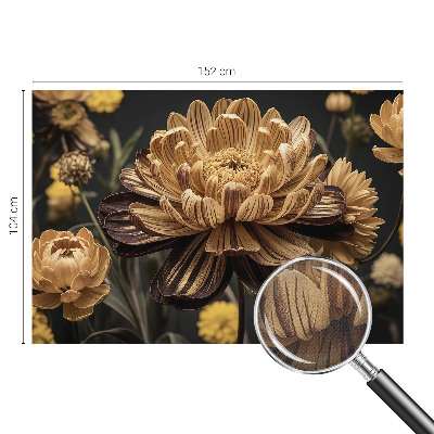Removable wall mural wallpaper Floral elegance