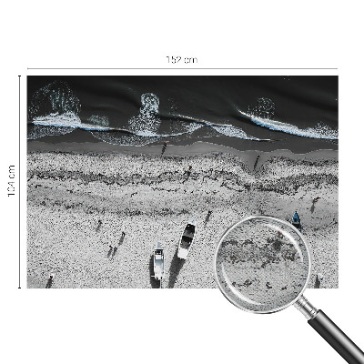 Peel and stick wall mural for living room Beach tranquility