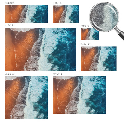 Peel and stick wall mural for bedroom with a marine symbiosis design