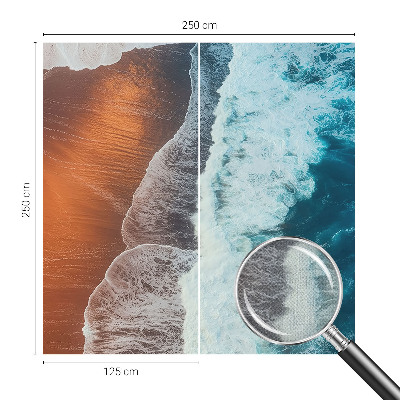 Peel and stick wall mural for bedroom Marine symbiosis