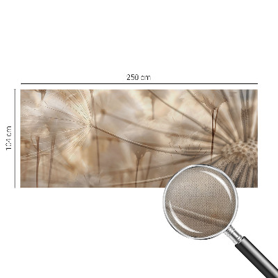 Peel and stick wall mural for kids' room Subtle dandelions