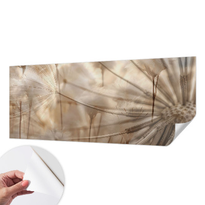 Peel and stick wall mural for kids' room Subtle dandelions