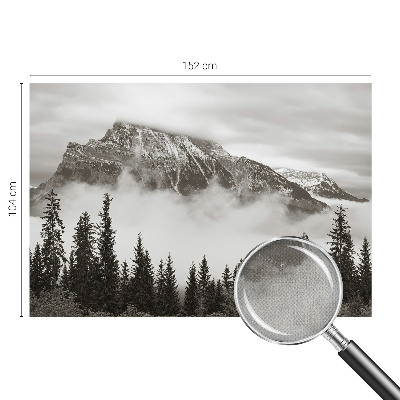 3D photo wallpaper mural of a mountain landscape