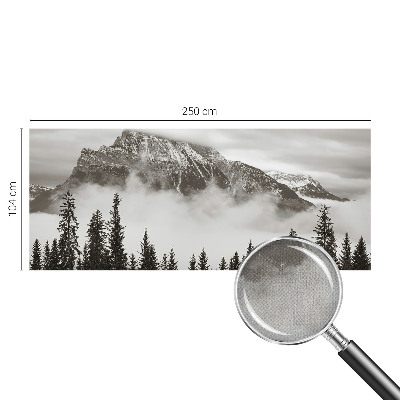 3D photo wallpaper mural of a mountain landscape