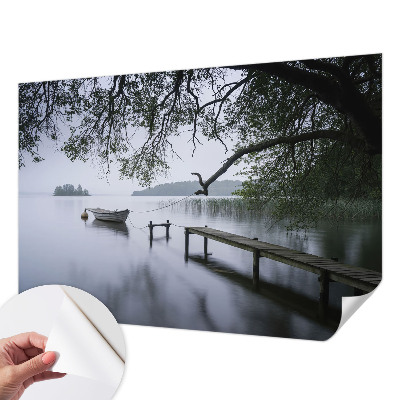 Children's wall mural A calm lake