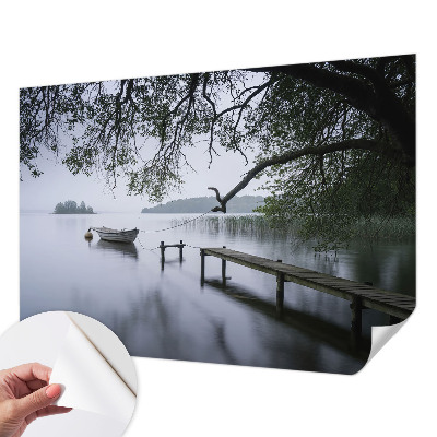 Children's wall mural A calm lake