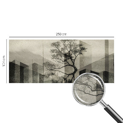 Peel and stick wallpaper mural Raw elegance