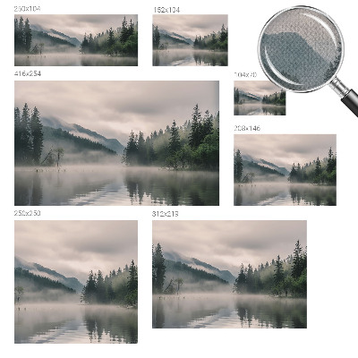 Peel and stick wall mural Atmospheric lake