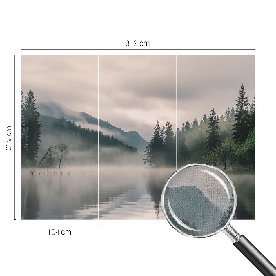 Peel and stick wall mural Atmospheric lake