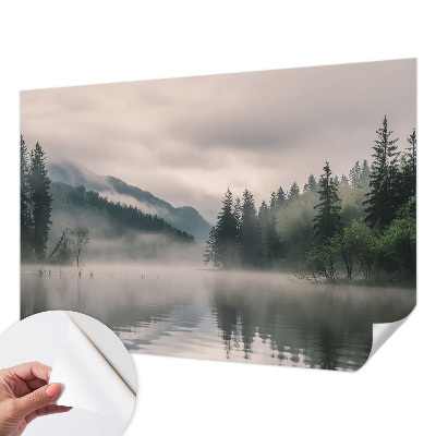 Peel and stick wall mural Atmospheric lake