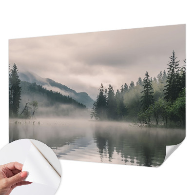 Peel and stick wall mural Atmospheric lake