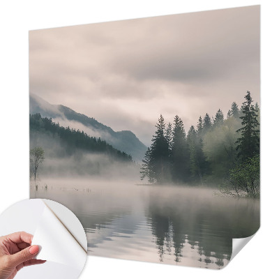 Peel and stick wall mural Atmospheric lake