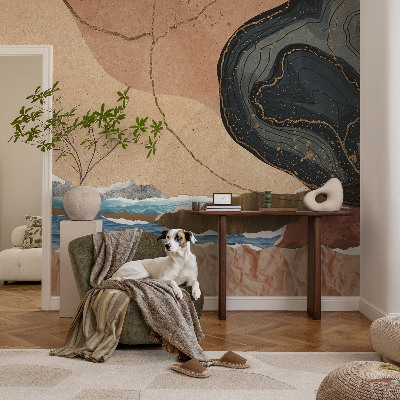 Removable wall mural Abstract landscape