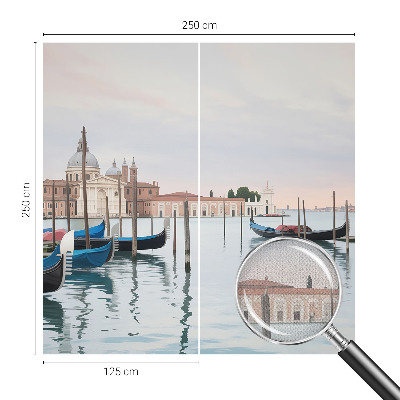 Self-adhesive photo wallpaper with a Venetian scenery design